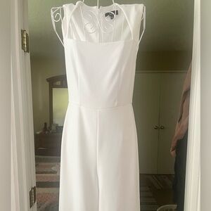 Lulu's Chic White Strapless Romper